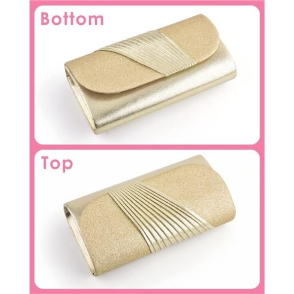 Clutch Purses Formal Party Clutch Bags Sparkling Shoulder Envelope Handbags - Picture 5 of 6